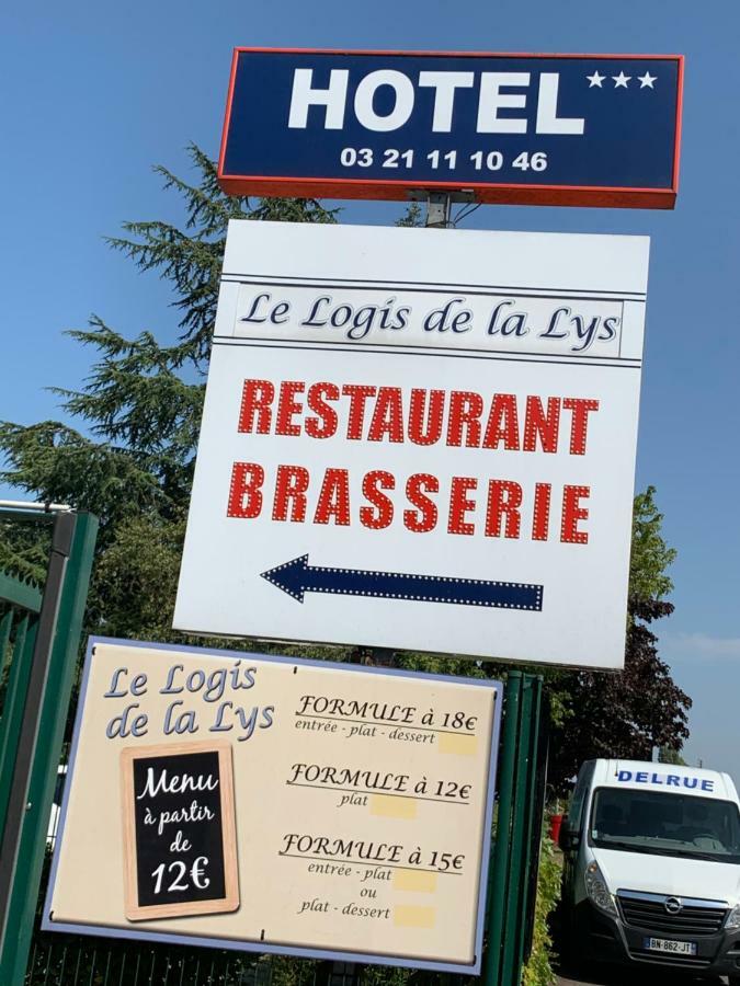 Le Logis De La Lys Hotel Aire-sur-la-Lys Exterior foto